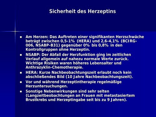 Stammzellkonzept und zielgerichtete Therapien bei Brustkrebs