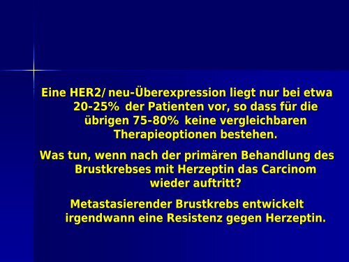 Stammzellkonzept und zielgerichtete Therapien bei Brustkrebs