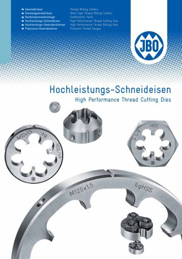 High Performance Thread Cutting Dies - Home - Johs. Boss GmbH ...