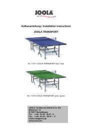Aufbauanleitung / Installation instructions JOOLA TRANSPORT