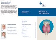 Operation an der Schilddrüse - St.-Josefs-Hospital Dortmund-Hörde