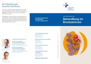 Behandlung im Brustzentrum - St.-Josefs-Hospital Dortmund-HÃ¶rde