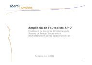 Ampliació de l'autopista AP-7 - Abertis