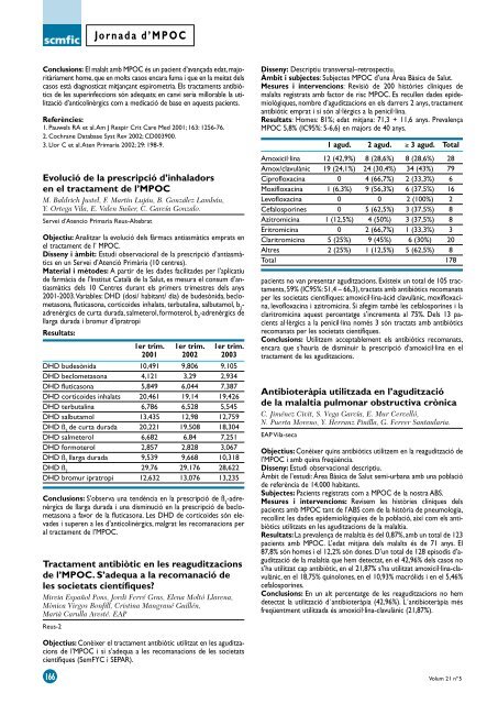 Butlletí de la societat catalana de medicina familiar i comunitària