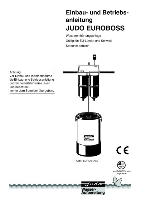 Einbau- und Betriebsanleitung - Judo Wasseraufbereitung GmbH