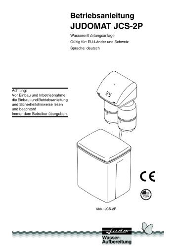 JUDOMAT JCS-2P - Judo Wasseraufbereitung GmbH