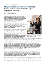 M.Truckses Artikel - Jugendmusikschule St. Georgen