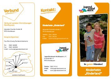 Flyer Kinderheim "Kinderland".pdf - Jugendsozialwerk