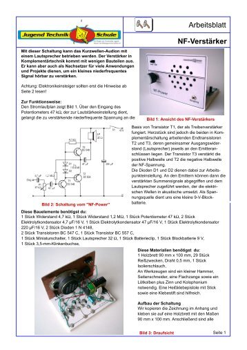 NF-Verstärker - Jugend Technik Schule