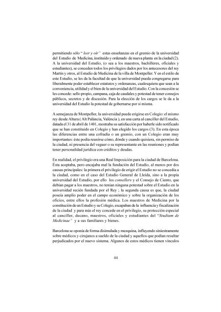 GIMBERNAT 46.p65 - Acadèmia de Medicina de Catalunya