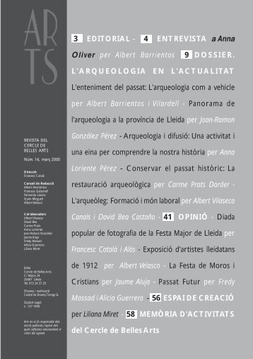 Descarregar PDF - Cercle de Belles Arts de Lleida