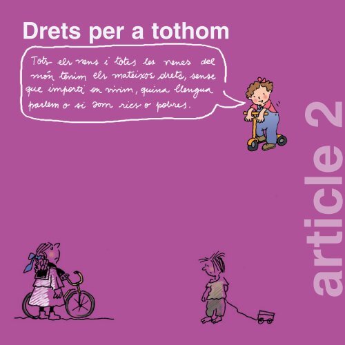 Les tres bessones - Els drets de l'infant