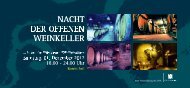 Nacht der offenen Weinkeller - Stiftung Juliusspital Würzburg