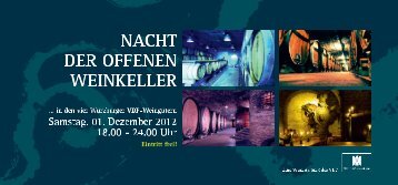Nacht der offenen Weinkeller - Stiftung Juliusspital Würzburg
