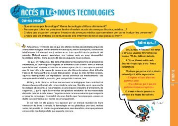 Fitxa 10. Accés a les noves tecnologies