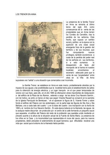 La dinastia de los Trenor en España,actuales ... - Historia de Anna