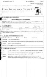 MSDS Safety Sheet for Ther-O-Bond 1500 - Aavid