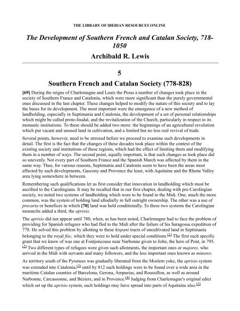 Chapter 5 - The Library of Iberian Resources Online