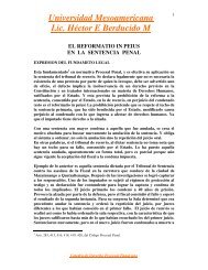 el reformatio in peius en la sentencia penal.pdf - Lic. Hector E ...