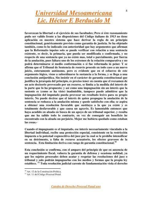 el reformatio in peius en la sentencia penal.pdf - Lic. Hector E ...