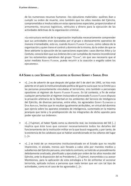 Libro Sentencia Fujimori b - Biblioteca Virtual del Genocidio Ayacucho