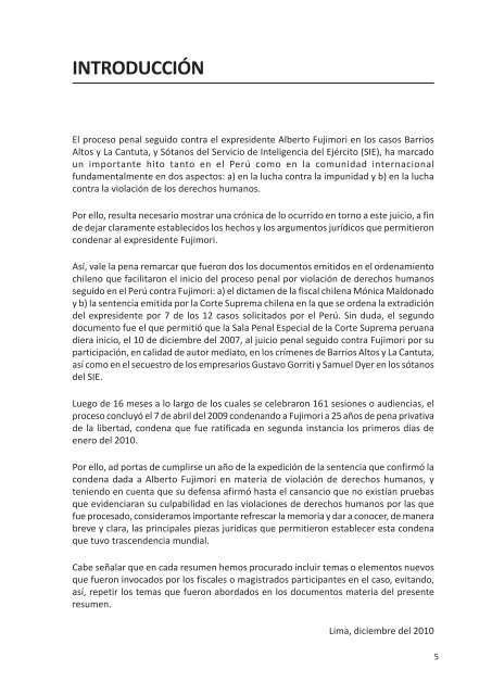 Libro Sentencia Fujimori b - Biblioteca Virtual del Genocidio Ayacucho