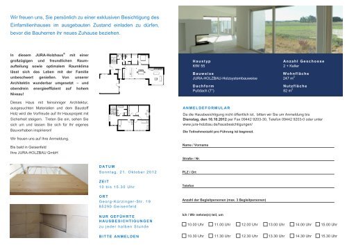 Weitere Informationen - JURA Holzbau GmbH