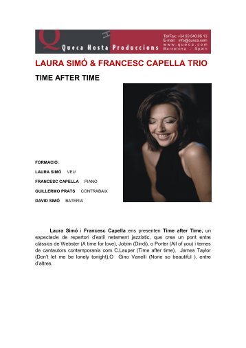 laura simó & francesc capella trio - Queca Hosta Produccions