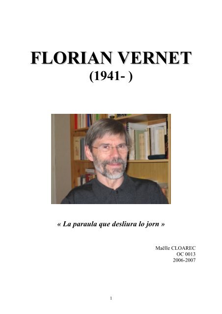 FLORIAN VERNET