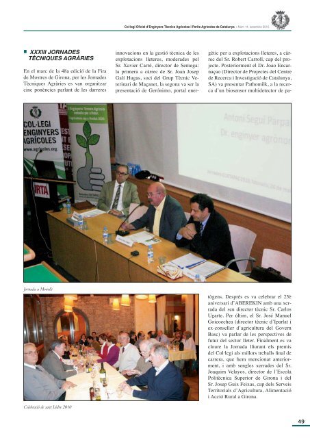 Versió en pdf - Col·legi Oficial d'Enginyers Tècnics Agrícoles de ...