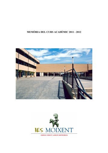 MEMÒRIA DEL CURS ACADÈMIC 2011 - 2012 - Inici - Generalitat ...
