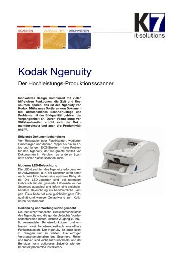 Kodak Ngenuity - K7 it-solutions