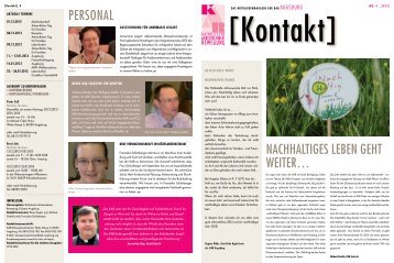 Augsburger Kontakt Ausgabe 4/2012 - KAB Augsburg