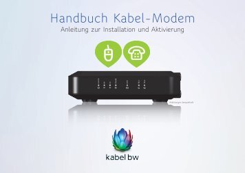 Handbuch Kabel-Modem - Kabel BW