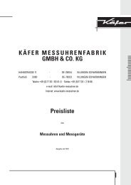 Preisliste 8 Seiten dt_2005.qxd - Käfer Messuhren