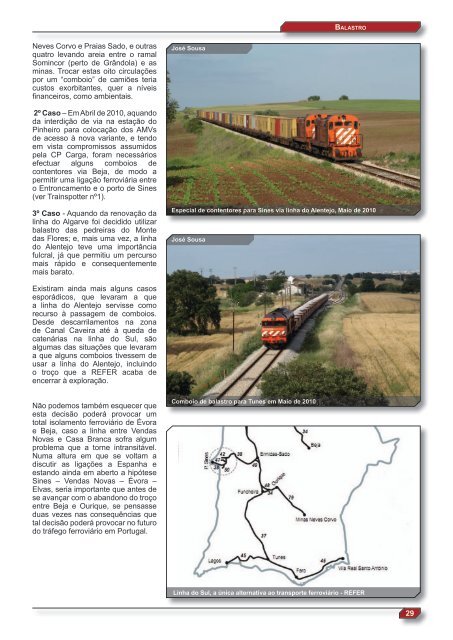 LOUSAL - COMBOIOS E MEMÓRIAS MINEIRAS - Portugal Ferroviário