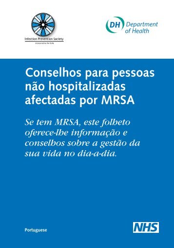 Conselhos para pessoas não hospitalizadas afectadas por MRSA