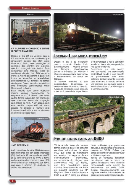 O fim do reinado das 1550 - Portugal Ferroviário