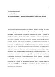 Boaventura de Sousa Santos João Arriscado Nunes - Centro de ...