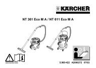 Filtros para Kärcher NT 351 eco filtro de aire filtro de pliegues elemento de filtro