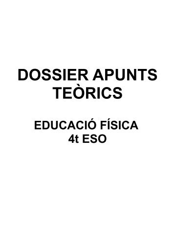 Dossier 4rt d'ESO - IES Sineu