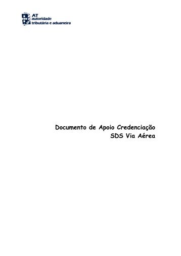 Documento de Apoio Credenciação - Portal das Finanças