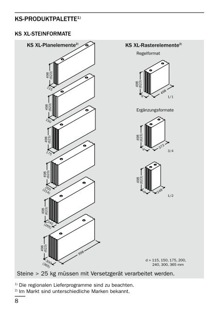 PDF-Dokument 2,89 MB - Kalksandsteinwerk Amberg