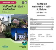 Fahrplan Hellenthal - Kall - Schleiden - Kreis Euskirchen