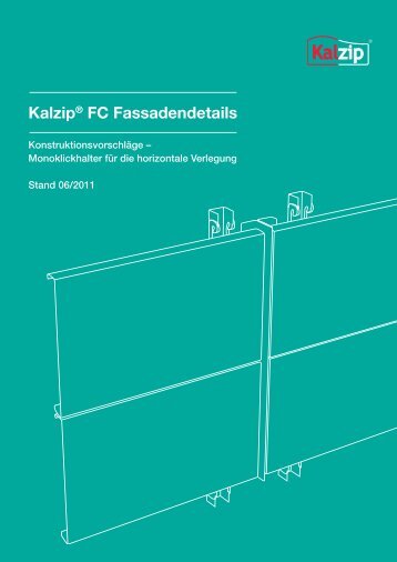 Kalzip® FC Fassadendetails