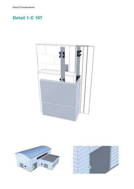 Kalzip® FC Fassadendetails