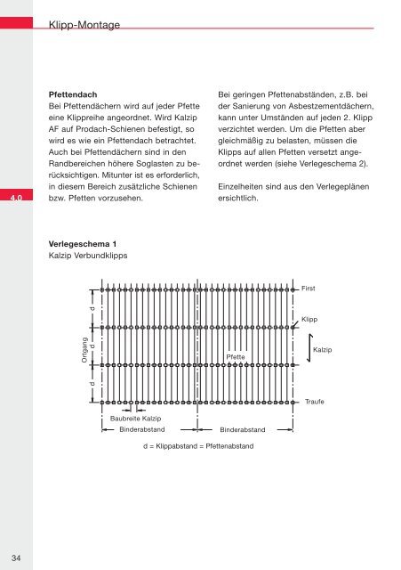 Kalzip® Montagerichtlinie