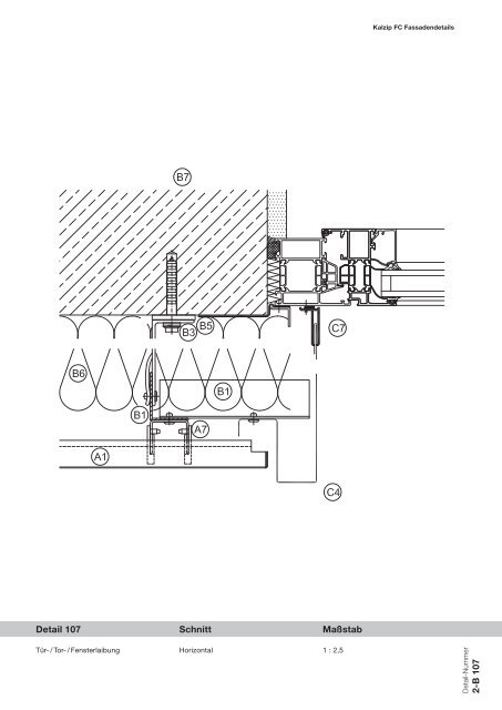 Kalzip® FC Fassadendetails