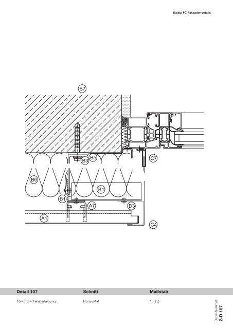 Kalzip® FC Fassadendetails