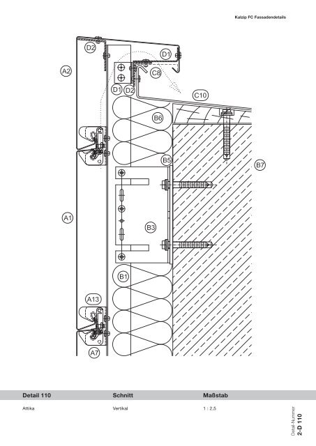 Kalzip® FC Fassadendetails